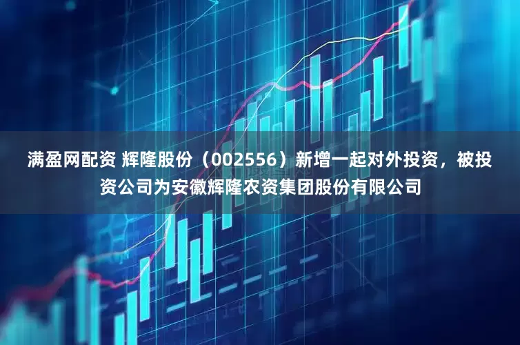 满盈网配资 辉隆股份（002556）新增一起对外投资，被投资公司为安徽辉隆农资集团股份有限公司