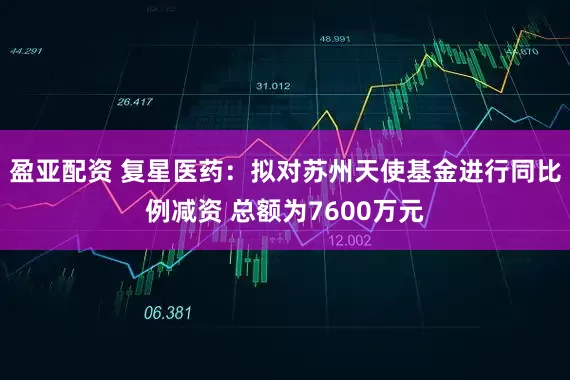 盈亚配资 复星医药：拟对苏州天使基金进行同比例减资 总额为7600万元